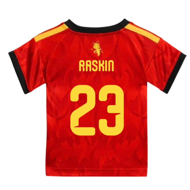 2026-2027 Belgium Home Baby Kit (Raskin 23)-SoccerKits Hub | Buy Soccer Jerseys Online